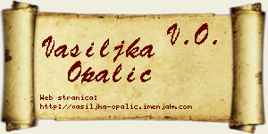 Vasiljka Opalić vizit kartica